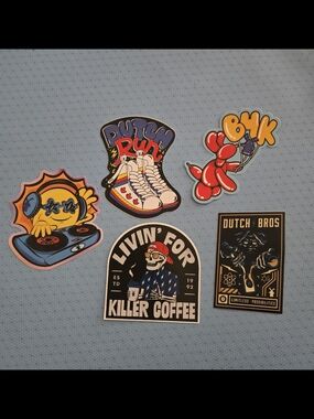 Dutch Bros Colorful Sticker Set